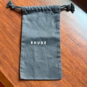 New RHUDE black drawstring bag great for sunglasses